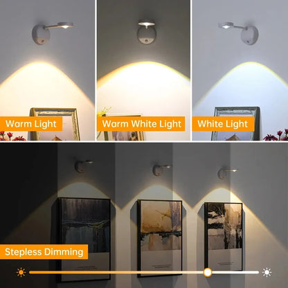 Wireless Motion Sensor LED Night Light with USB Charging