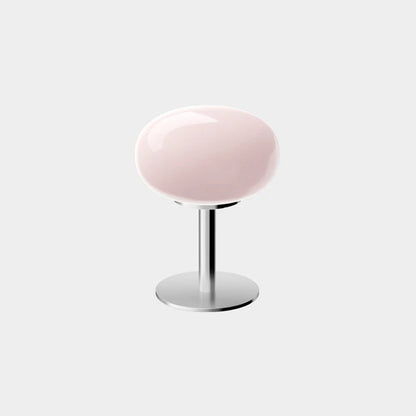 3-Color Dimming Macaron Glass Table Lamp & Eye-Care Bedside Light