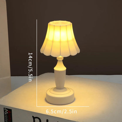 Mini Battery-Powered LED Night Light & Nordic Table Lamp